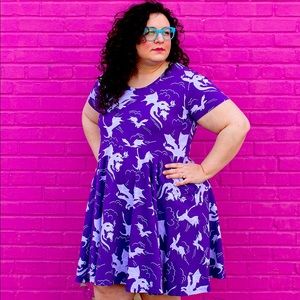 Princess Awesome “Purple Reign” Skater Dress
